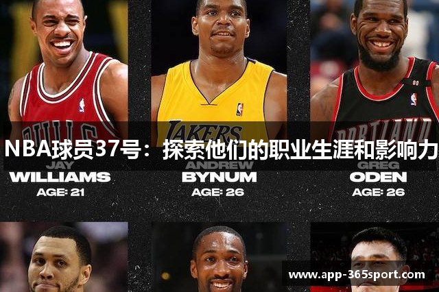 NBA球员37号：探索他们的职业生涯和影响力